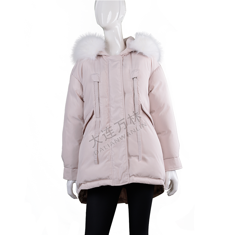 毛领羽绒服